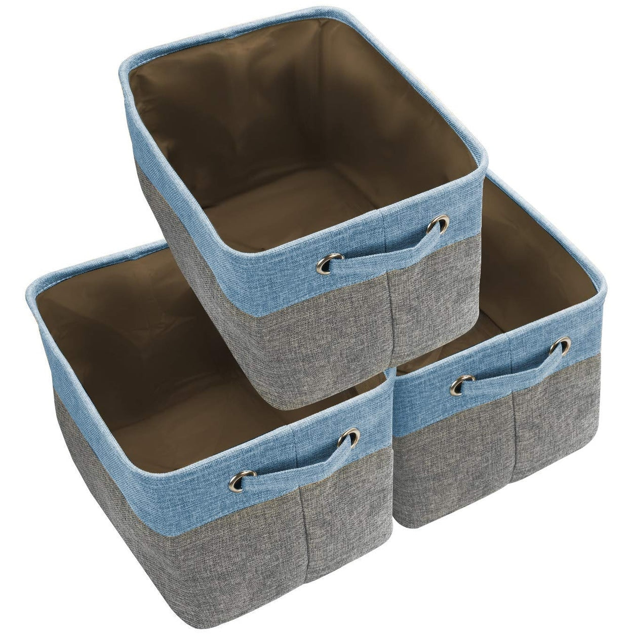 Ensemble de grands paniers de rangement Sorbus (lot de 3)