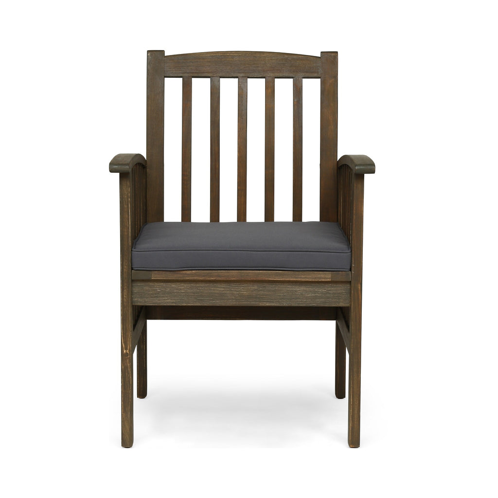 Ensemble de salle à manger d'extérieur extensible Sorrento en bois d'acacia, 9 pièces, par Christopher Knight Home