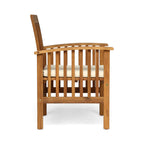 Ensemble de salle à manger d'extérieur extensible Sorrento en bois d'acacia, 9 pièces, par Christopher Knight Home
