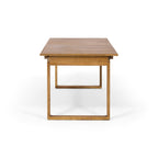Ensemble de salle à manger d'extérieur extensible Sorrento en bois d'acacia, 9 pièces, par Christopher Knight Home