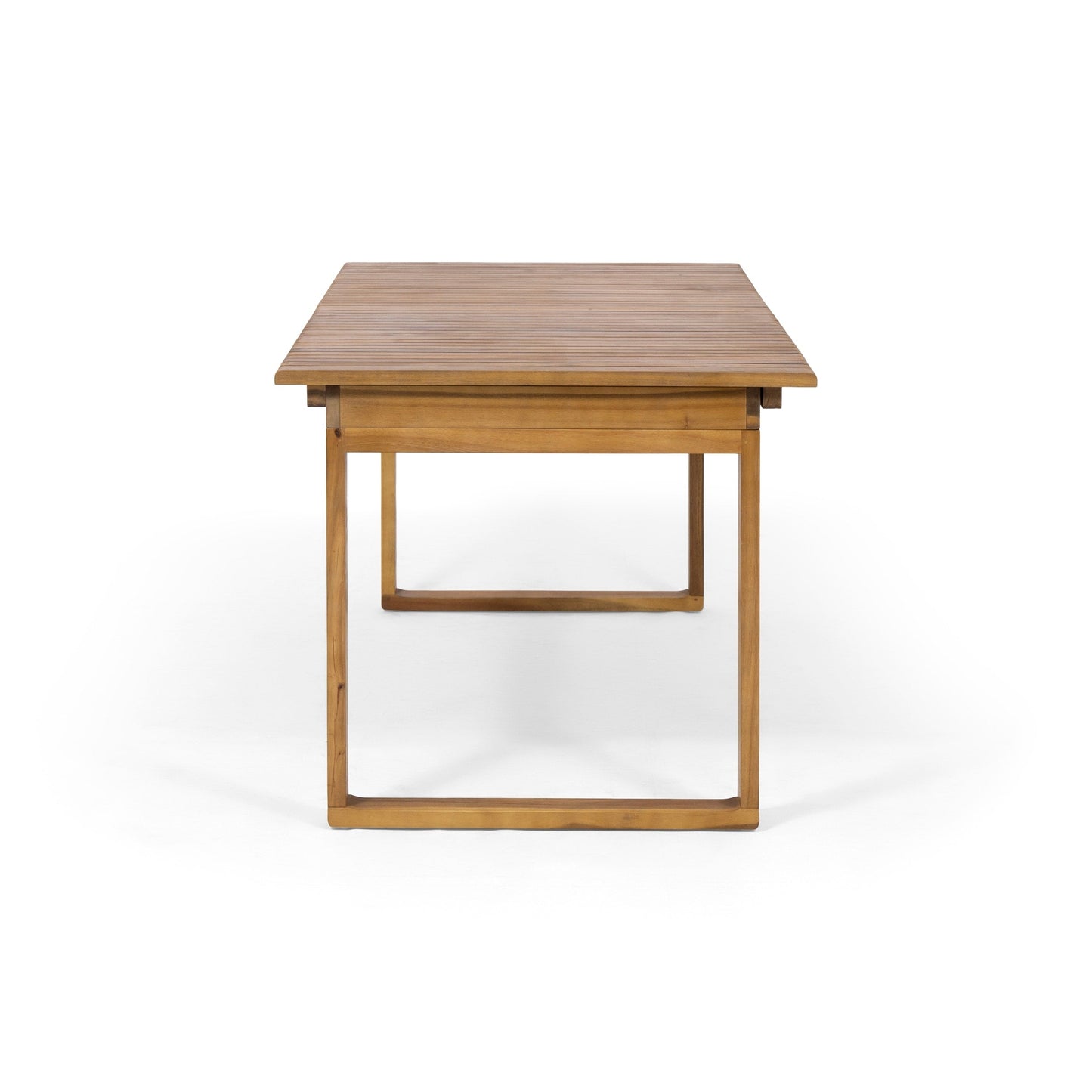 Ensemble de salle à manger d'extérieur extensible Sorrento en bois d'acacia, 9 pièces, par Christopher Knight Home