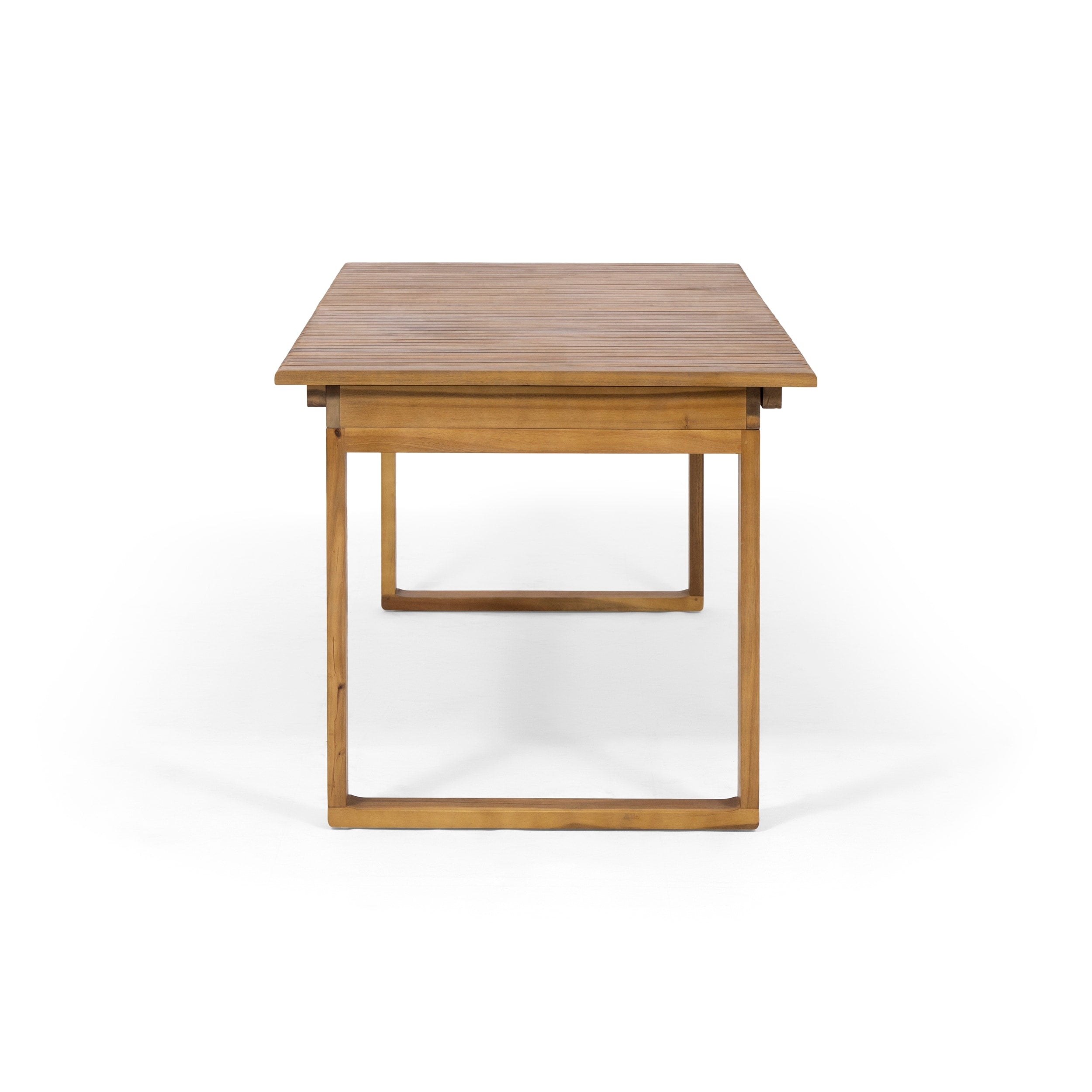 Ensemble de salle à manger d'extérieur extensible Sorrento en bois d'acacia, 9 pièces, par Christopher Knight Home