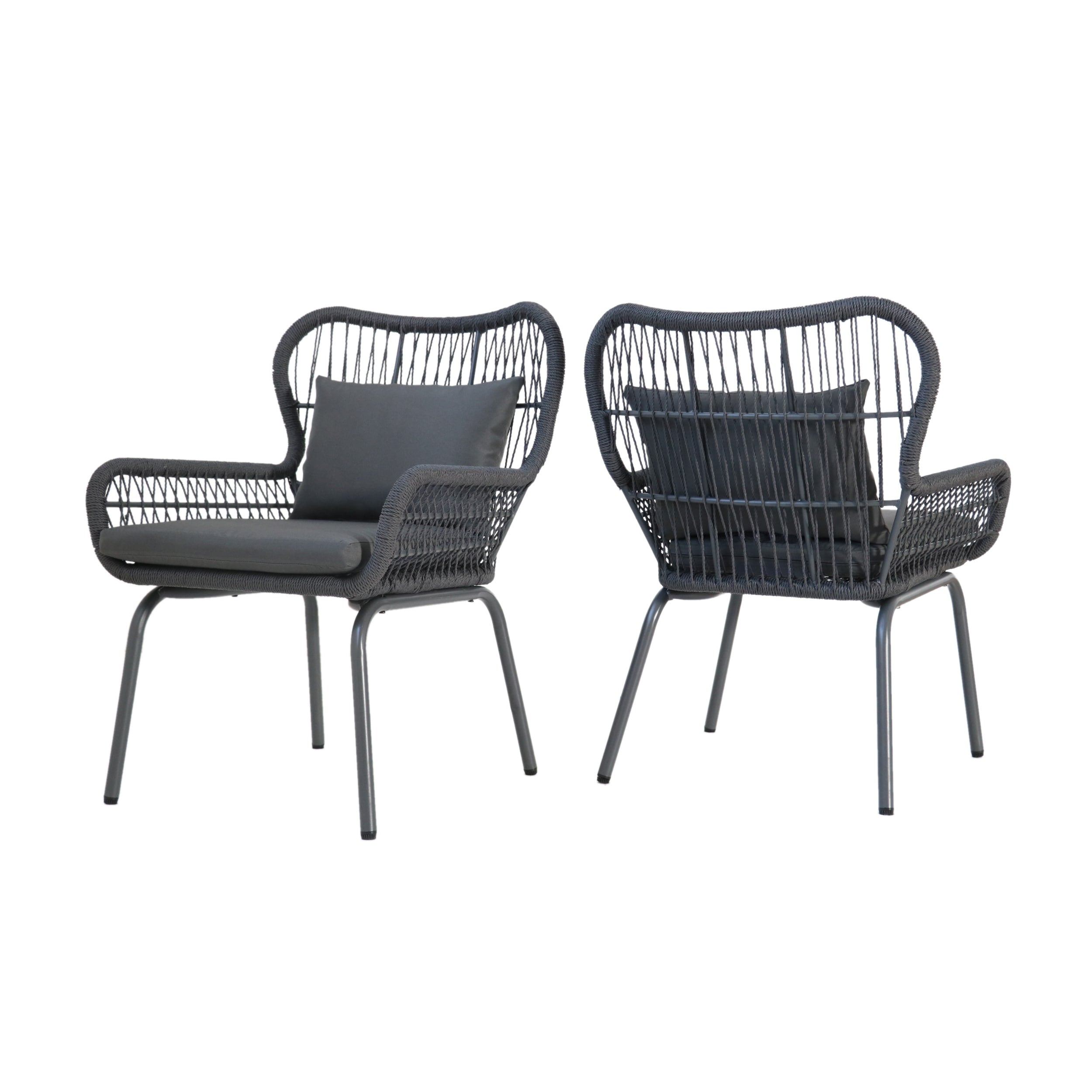 Chaises de club d'extérieur Southport (lot de 2) par Christopher Knight Home