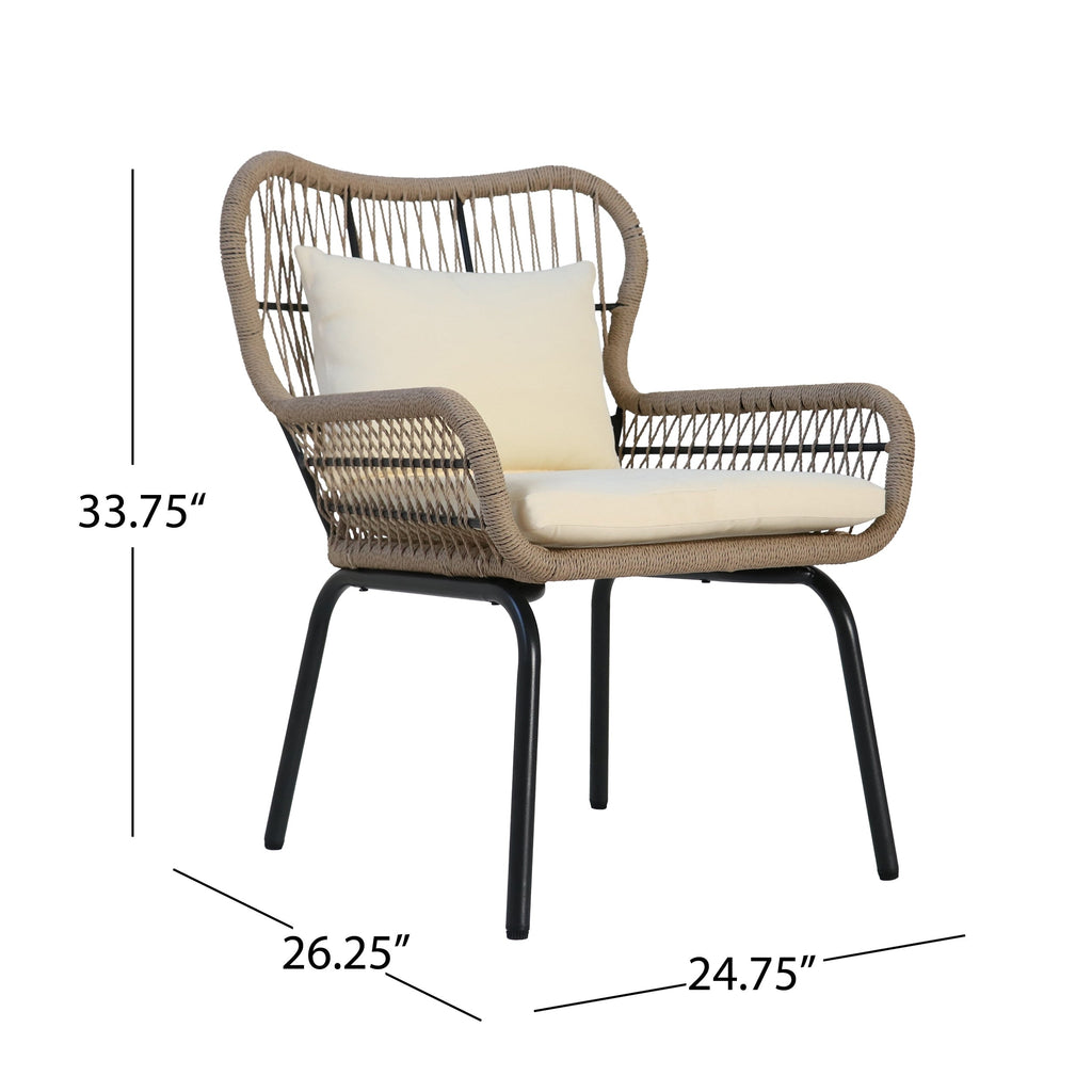 Chaises de club d'extérieur Southport (lot de 2) par Christopher Knight Home