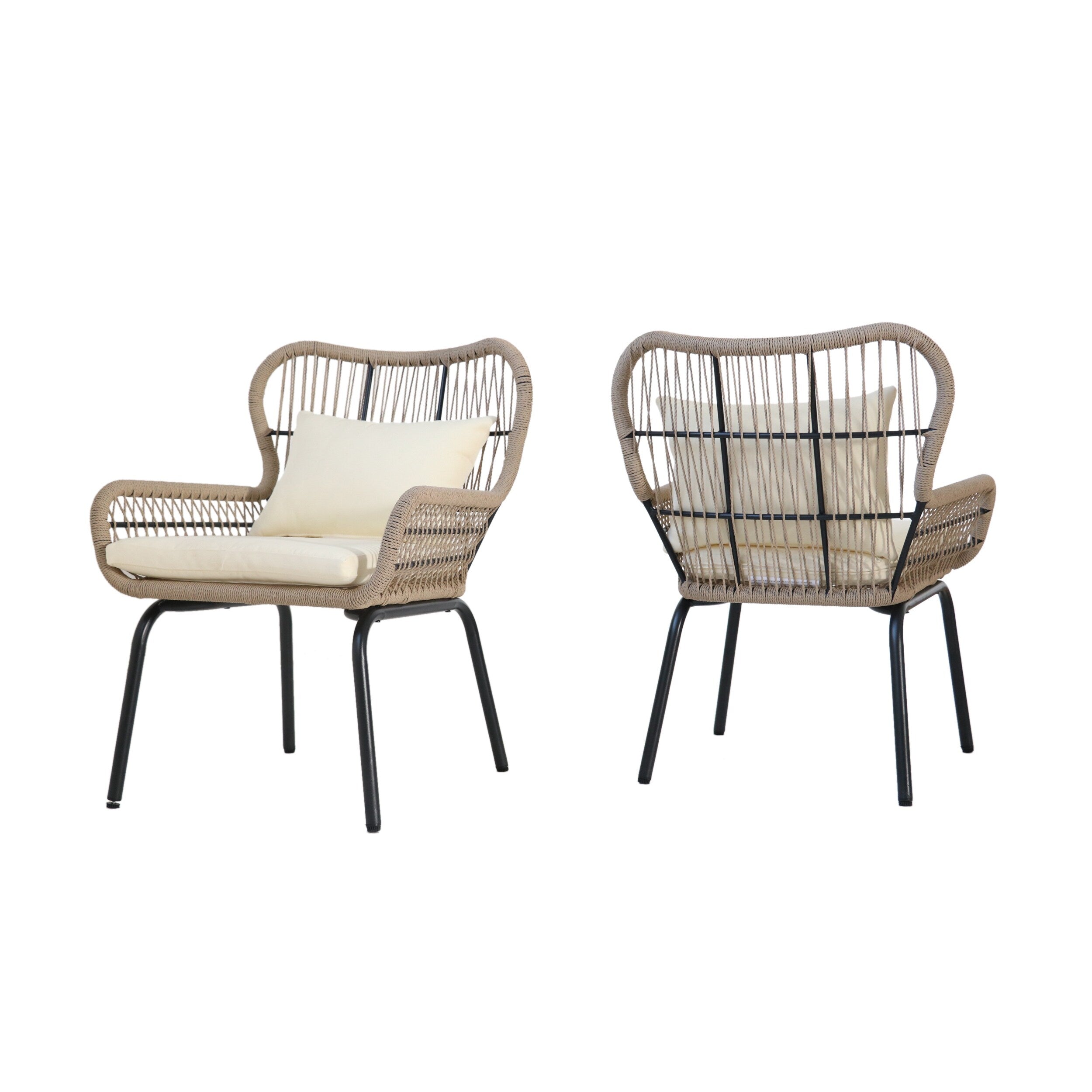 Chaises de club d'extérieur Southport (lot de 2) par Christopher Knight Home