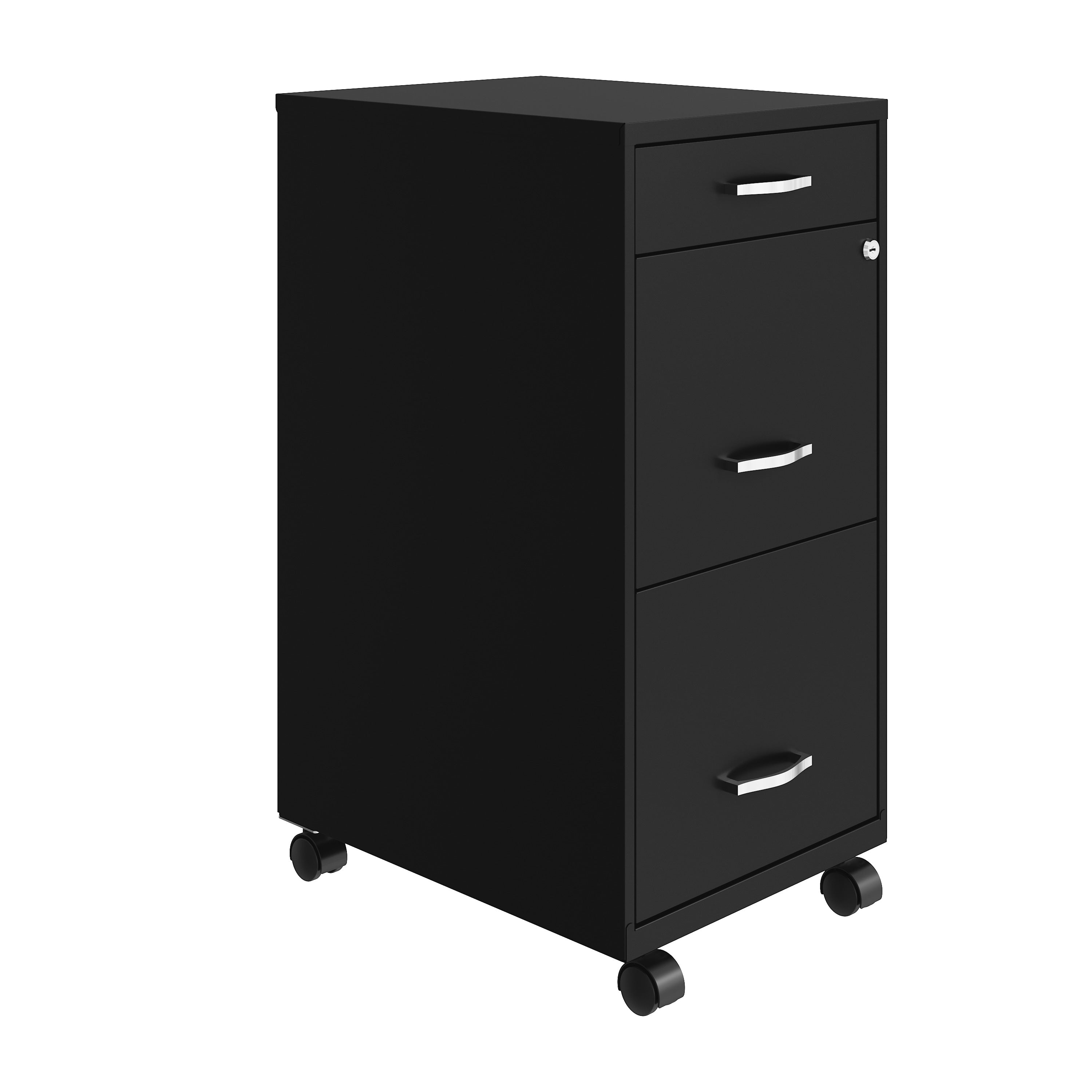 Classeur métallique Space Solutions 18 pouces à 3 tiroirs