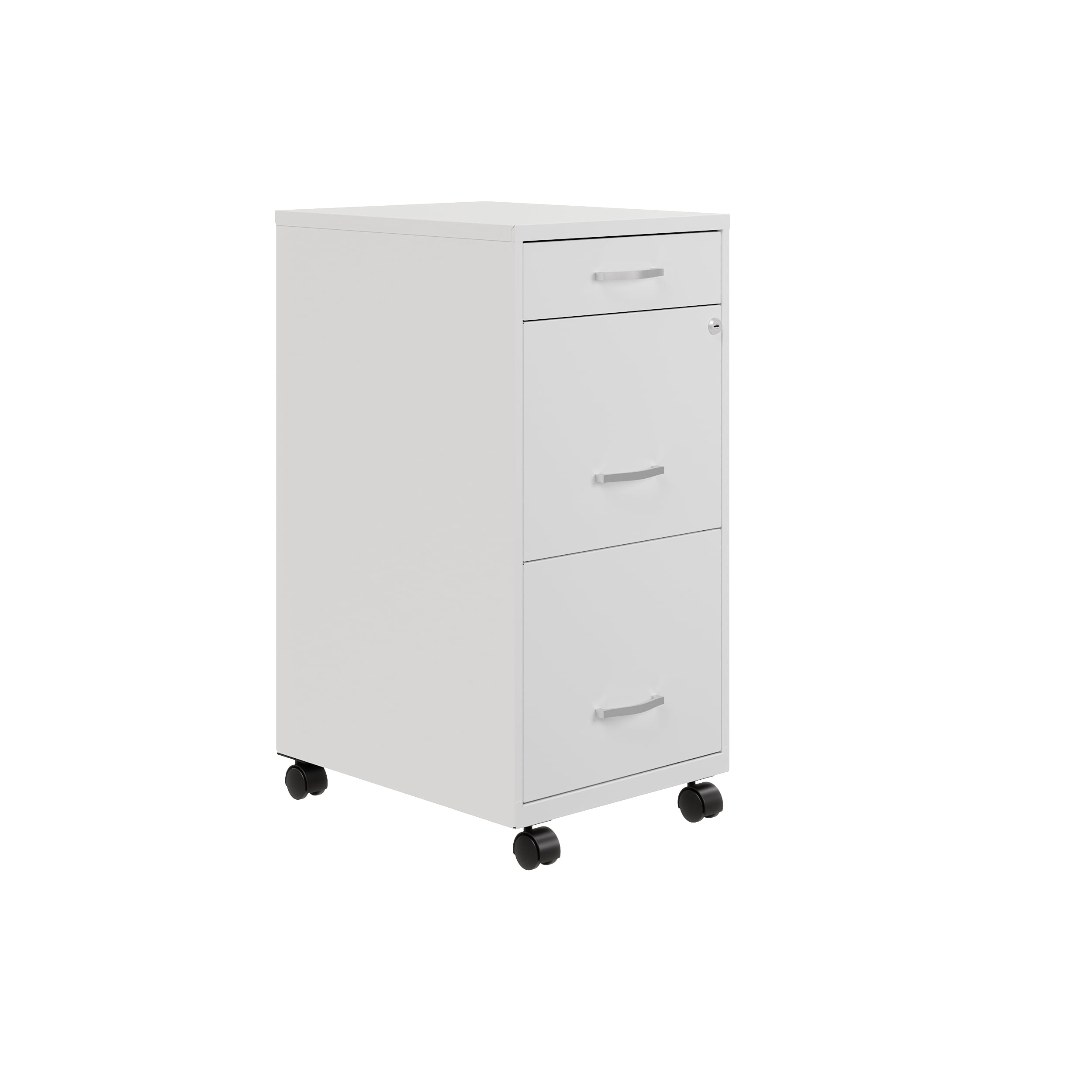 Classeur métallique Space Solutions 18 pouces à 3 tiroirs