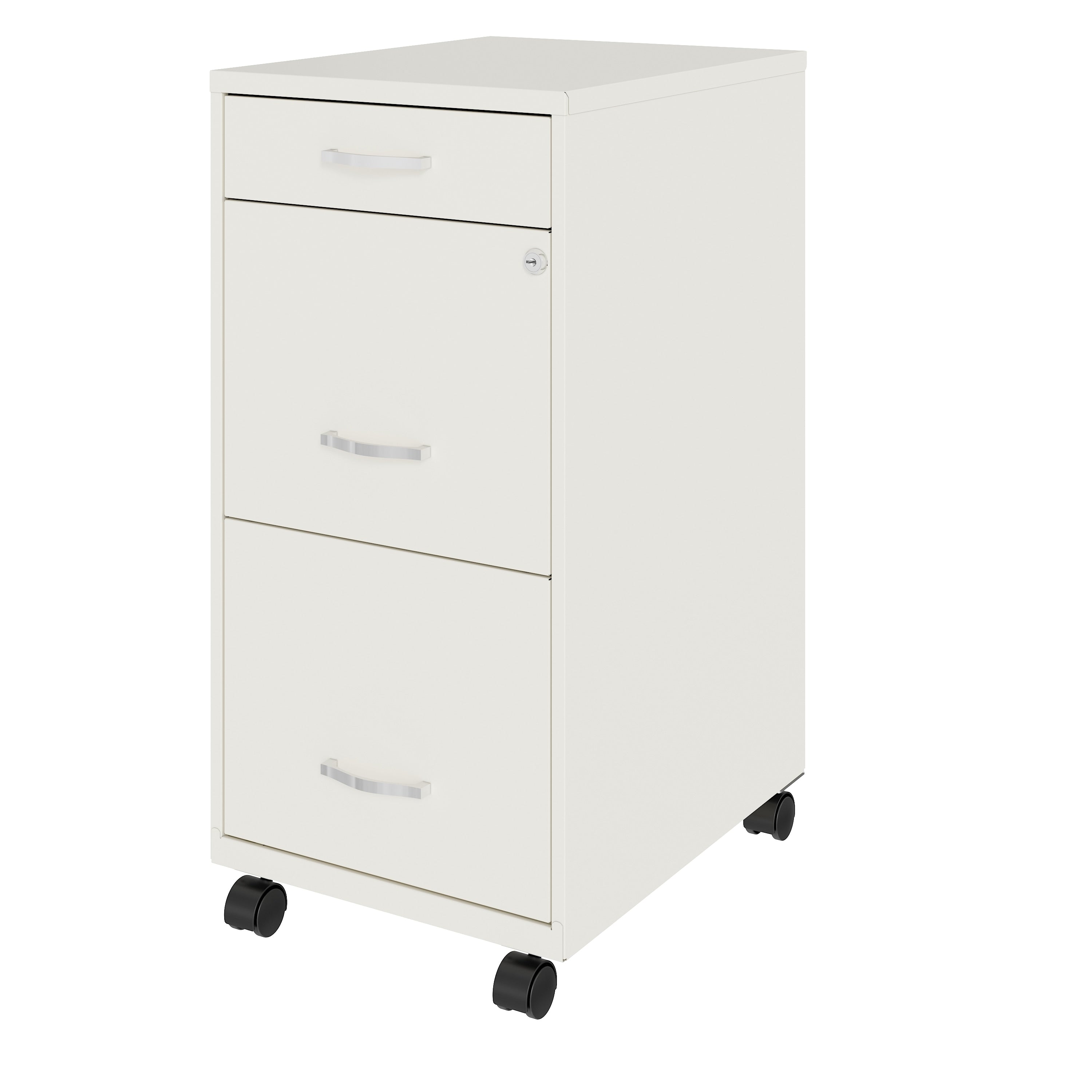 Classeur métallique Space Solutions 18 pouces à 3 tiroirs