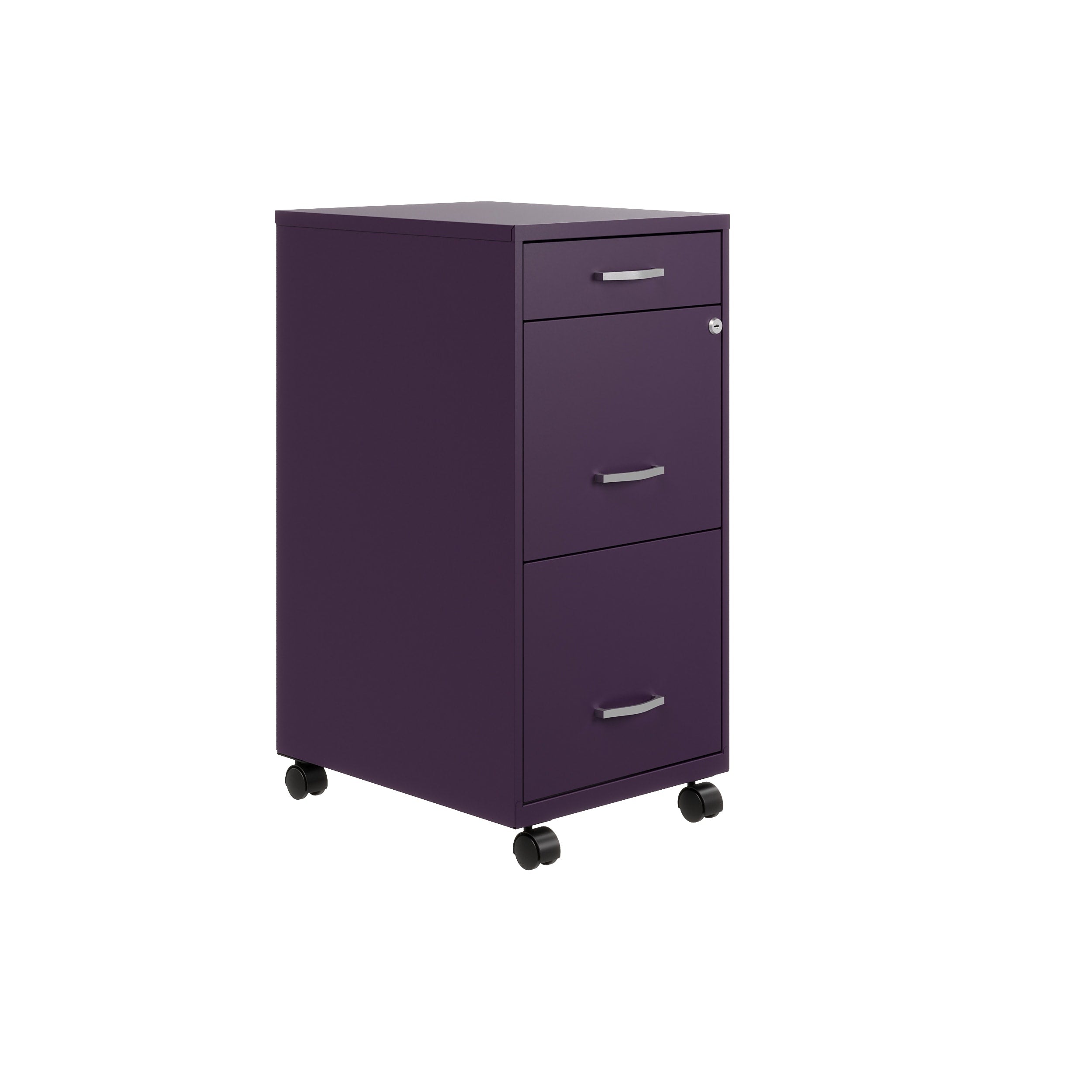Classeur métallique Space Solutions 18 pouces à 3 tiroirs