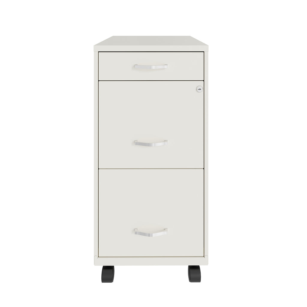 Classeur métallique Space Solutions 18 pouces à 3 tiroirs