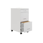 Classeur métallique Space Solutions 18 pouces à 3 tiroirs
