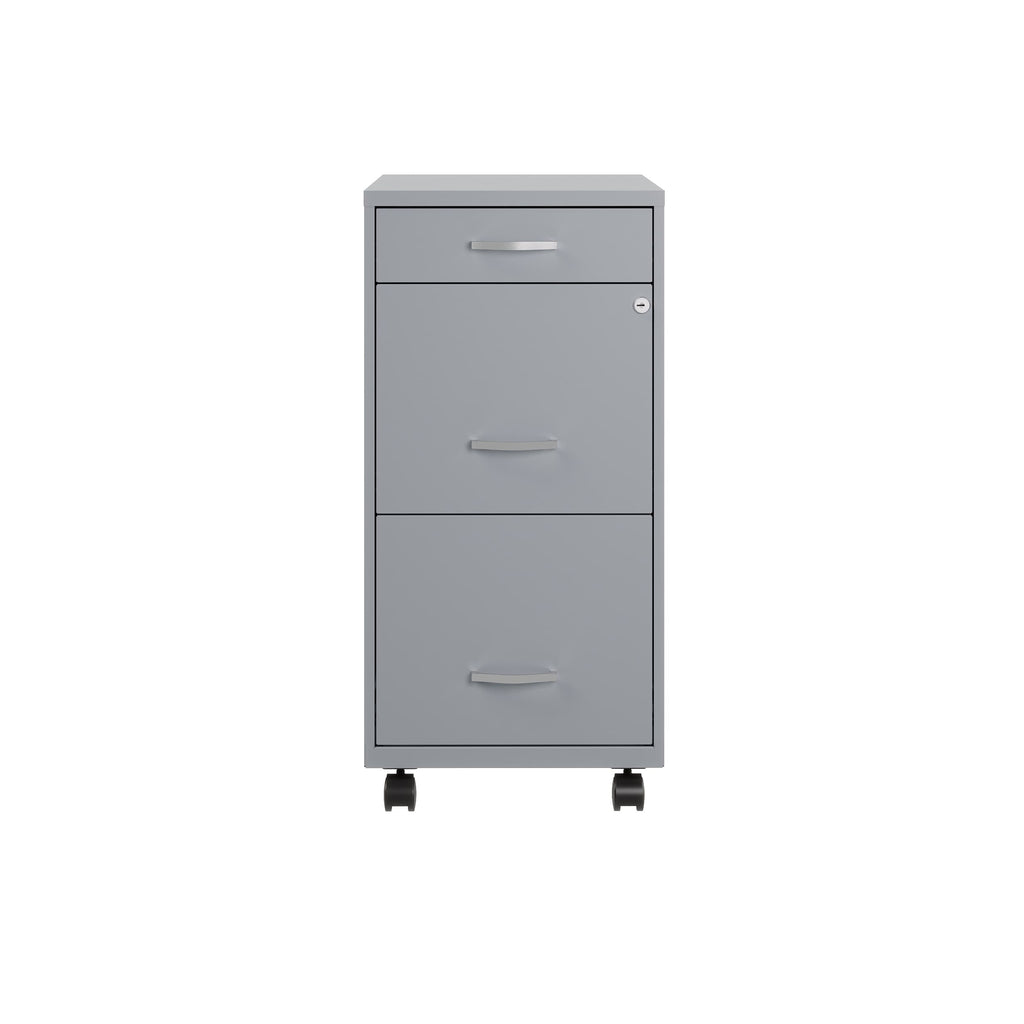 Classeur métallique Space Solutions 18 pouces à 3 tiroirs