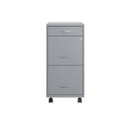 Classeur métallique Space Solutions 18 pouces à 3 tiroirs