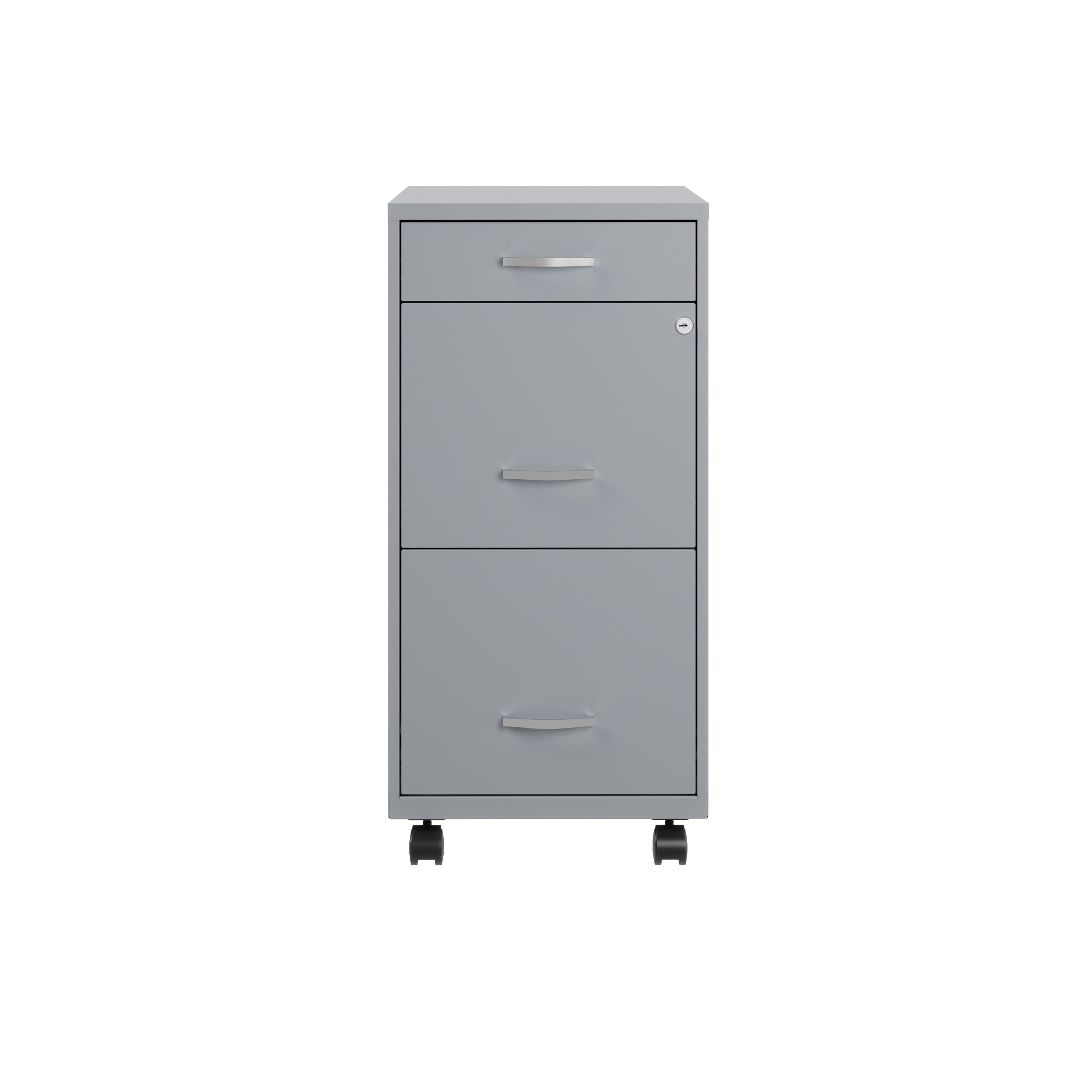 Classeur métallique Space Solutions 18 pouces à 3 tiroirs