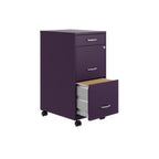 Classeur métallique Space Solutions 18 pouces à 3 tiroirs