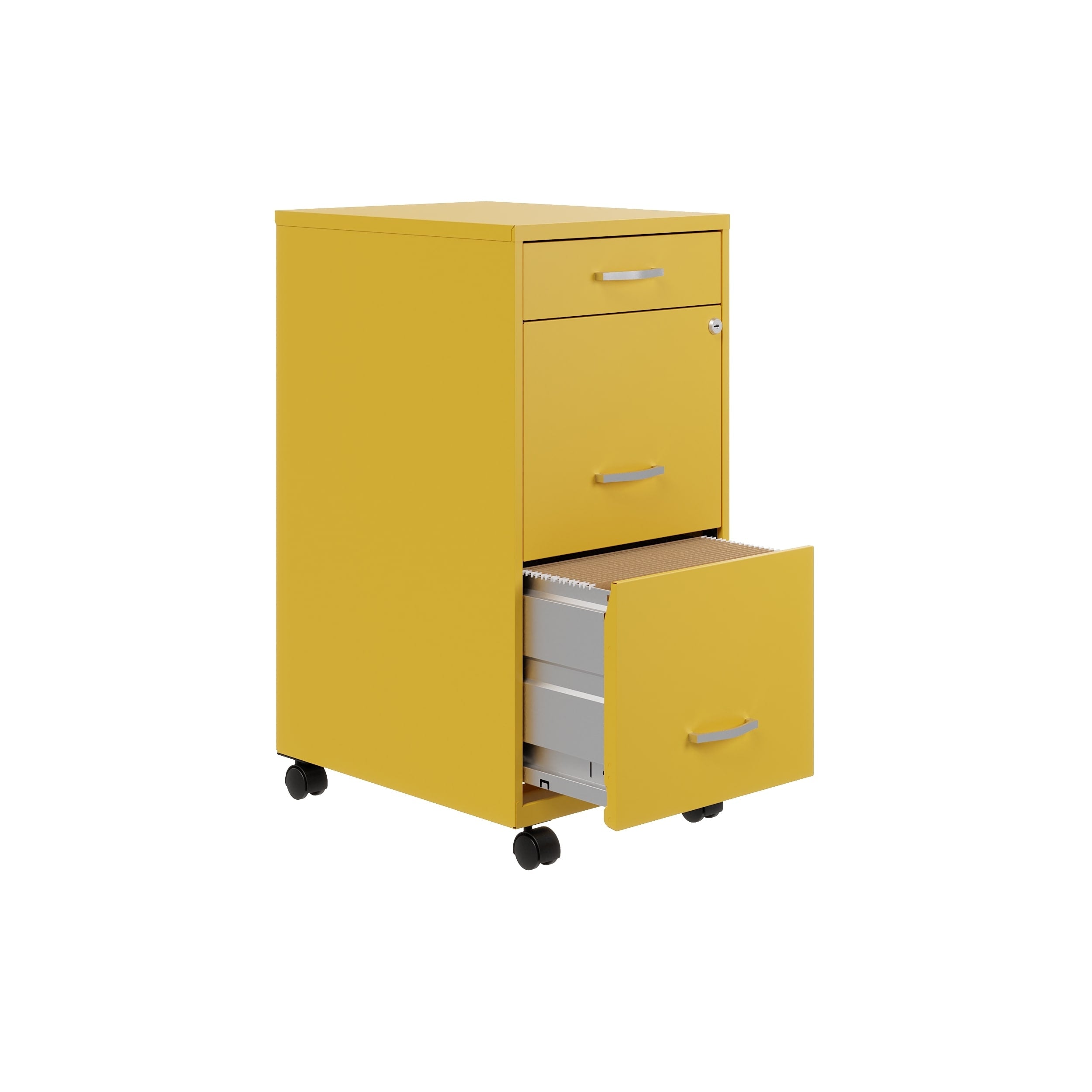 Classeur métallique Space Solutions 18 pouces à 3 tiroirs