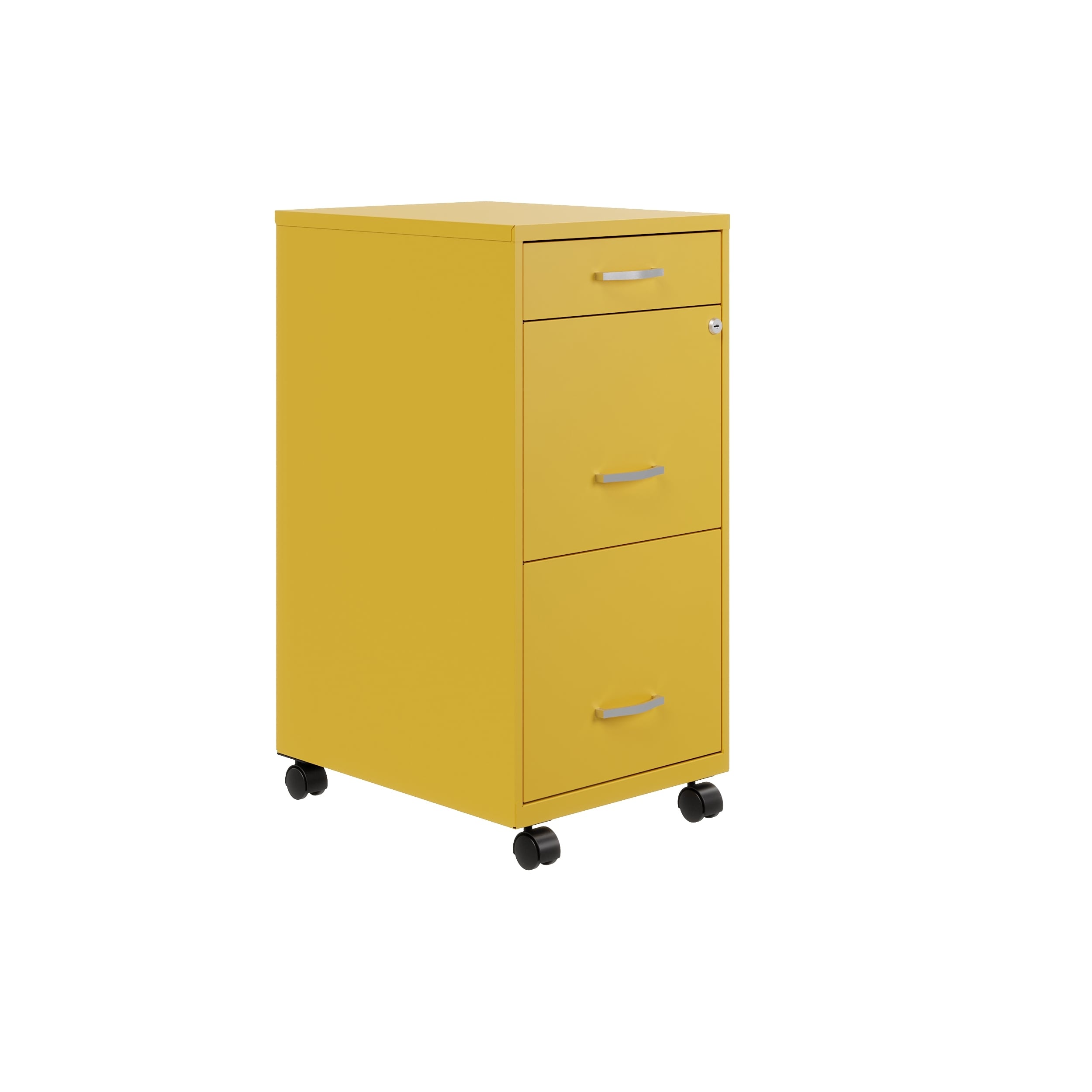 Classeur métallique Space Solutions 18 pouces à 3 tiroirs