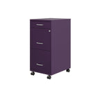 Classeur métallique Space Solutions 18 pouces à 3 tiroirs