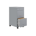 Classeur métallique Space Solutions 18 pouces à 3 tiroirs