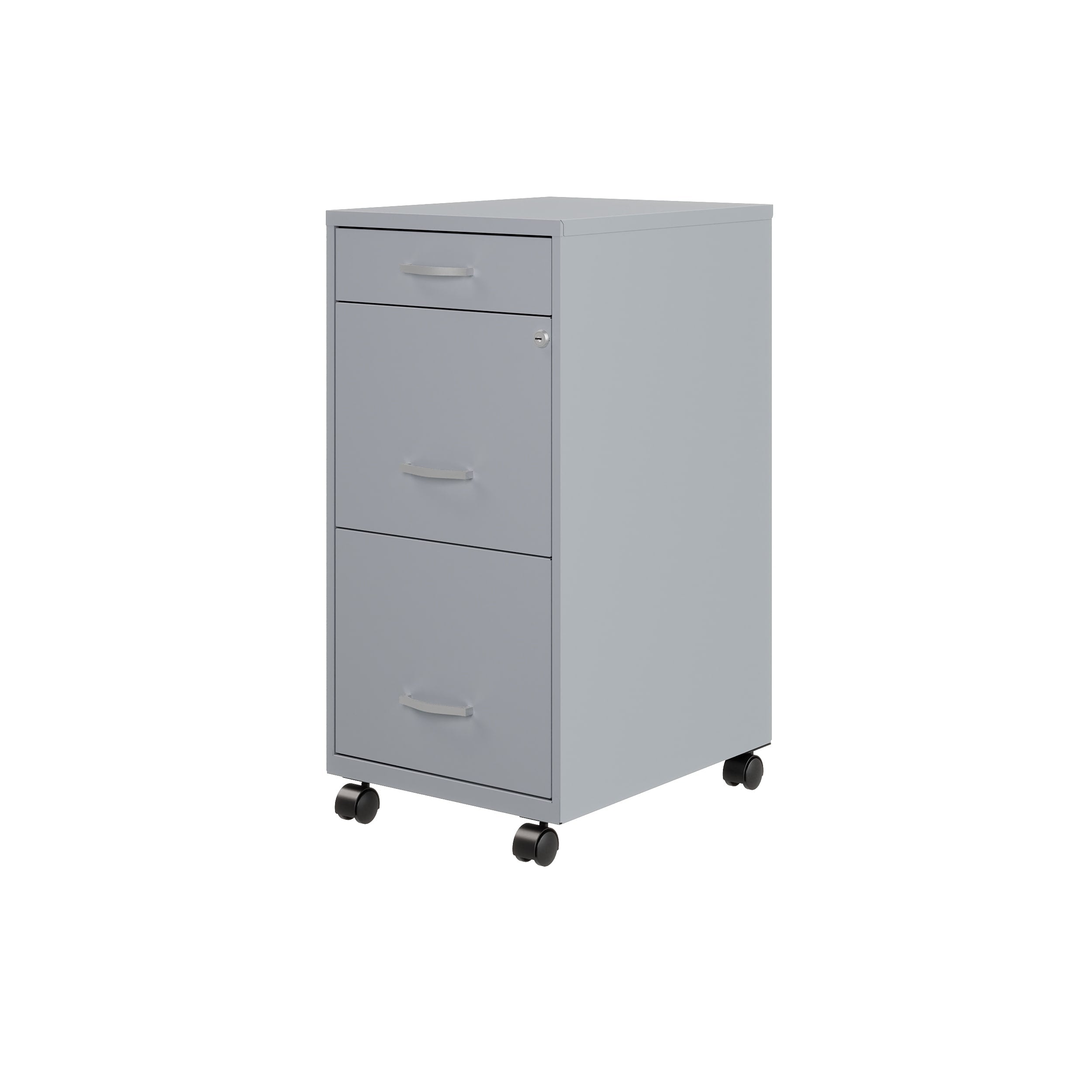 Classeur métallique Space Solutions 18 pouces à 3 tiroirs