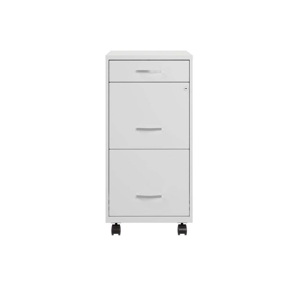 Classeur métallique Space Solutions 18 pouces à 3 tiroirs