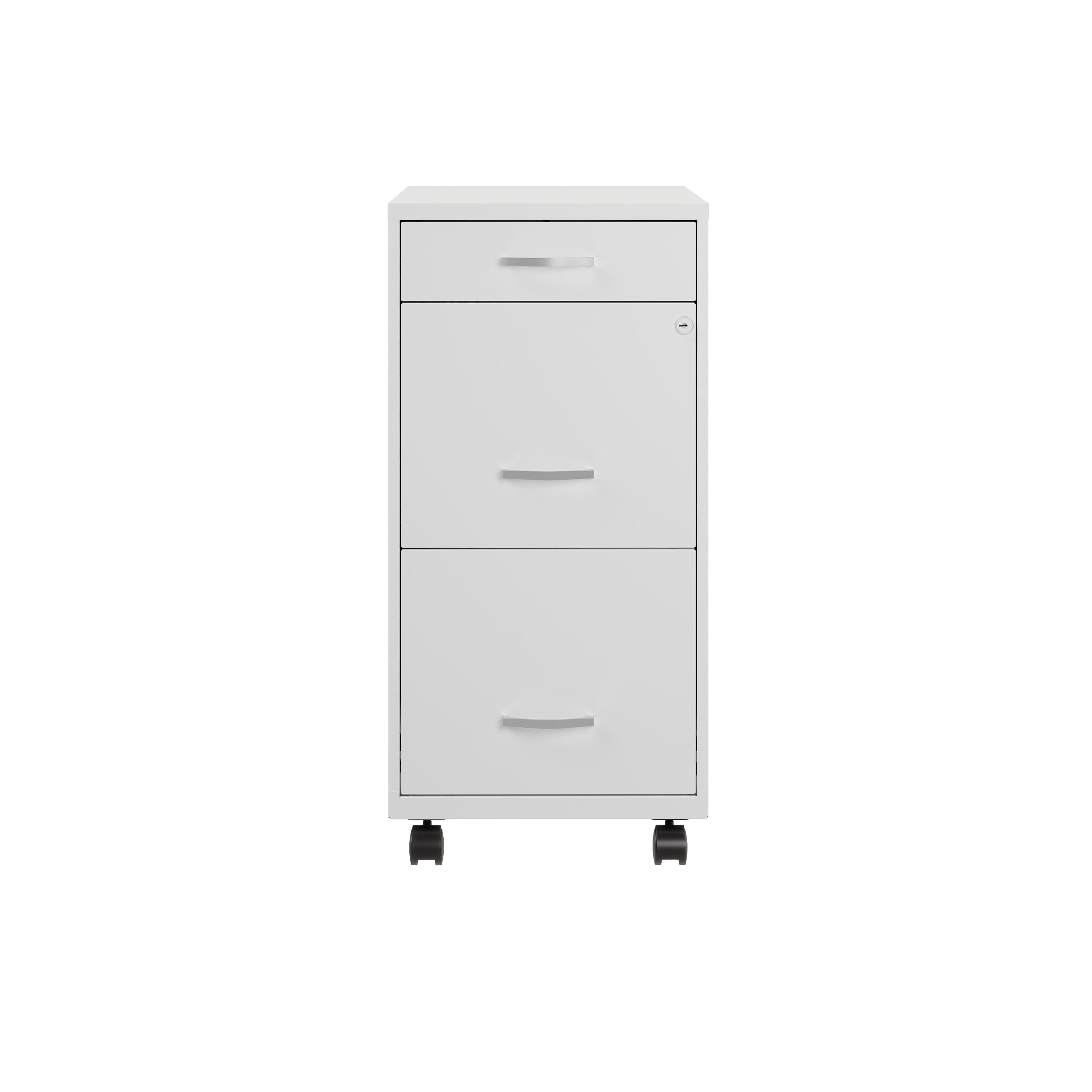 Classeur métallique Space Solutions 18 pouces à 3 tiroirs