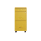 Classeur métallique Space Solutions 18 pouces à 3 tiroirs