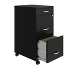 Classeur métallique Space Solutions 18 pouces à 3 tiroirs