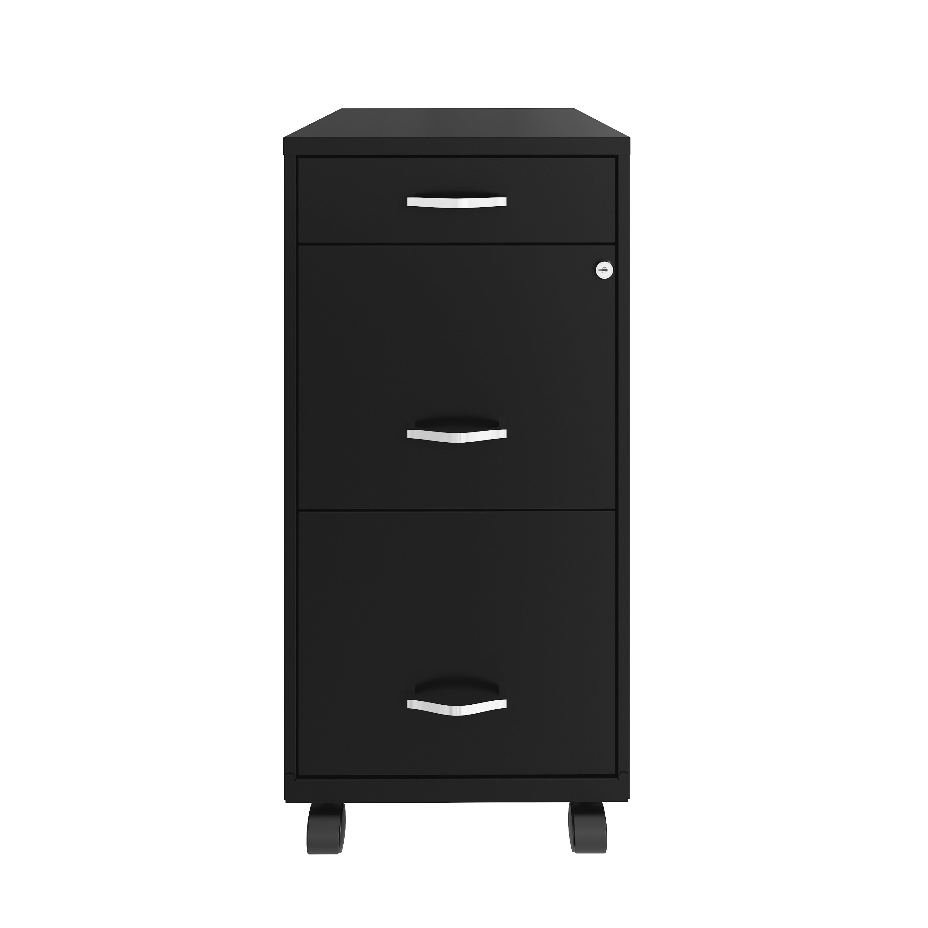 Classeur métallique Space Solutions 18 pouces à 3 tiroirs