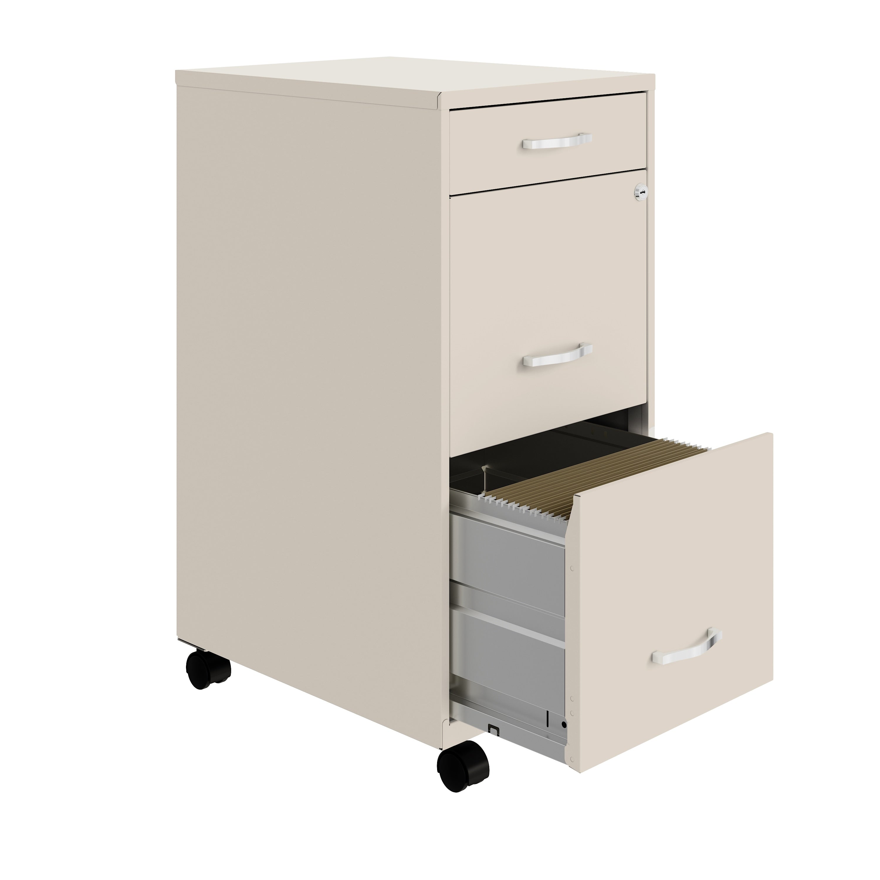Classeur métallique Space Solutions 18 pouces à 3 tiroirs