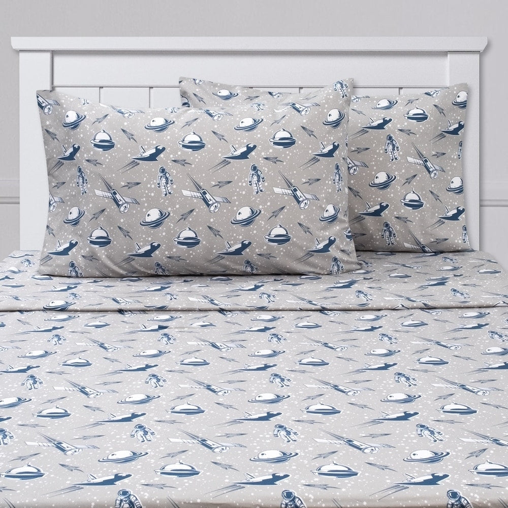 Parure de draps Spaceships de Sweet Home Collection - Multi