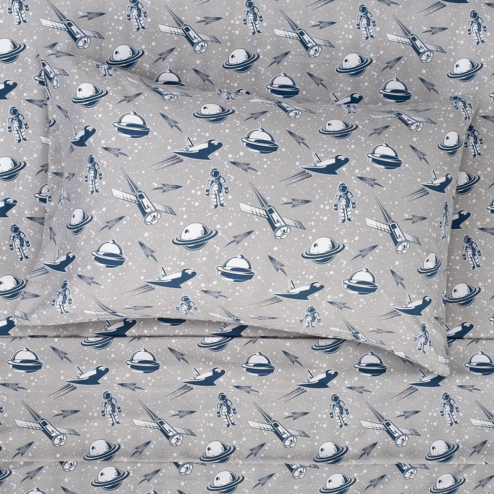Parure de draps Spaceships de Sweet Home Collection - Multi