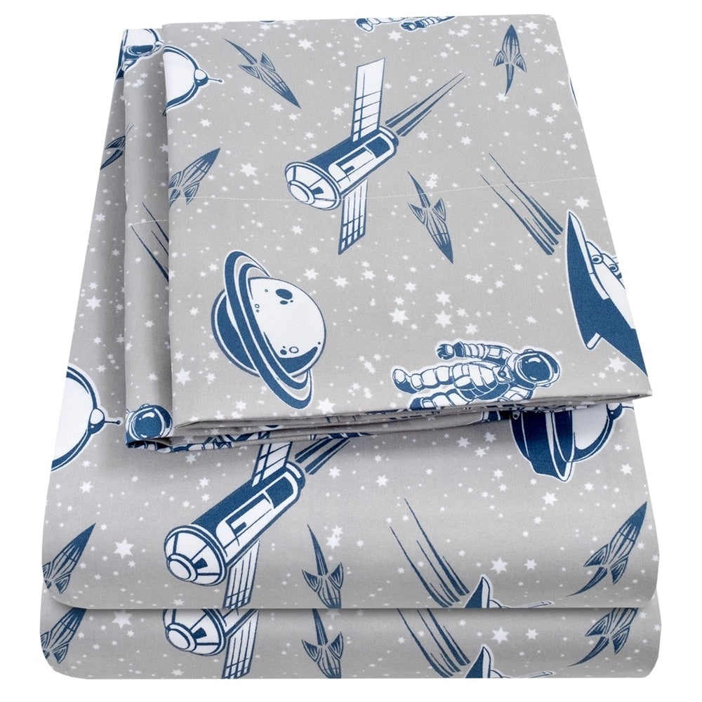Parure de draps Spaceships de Sweet Home Collection - Multi