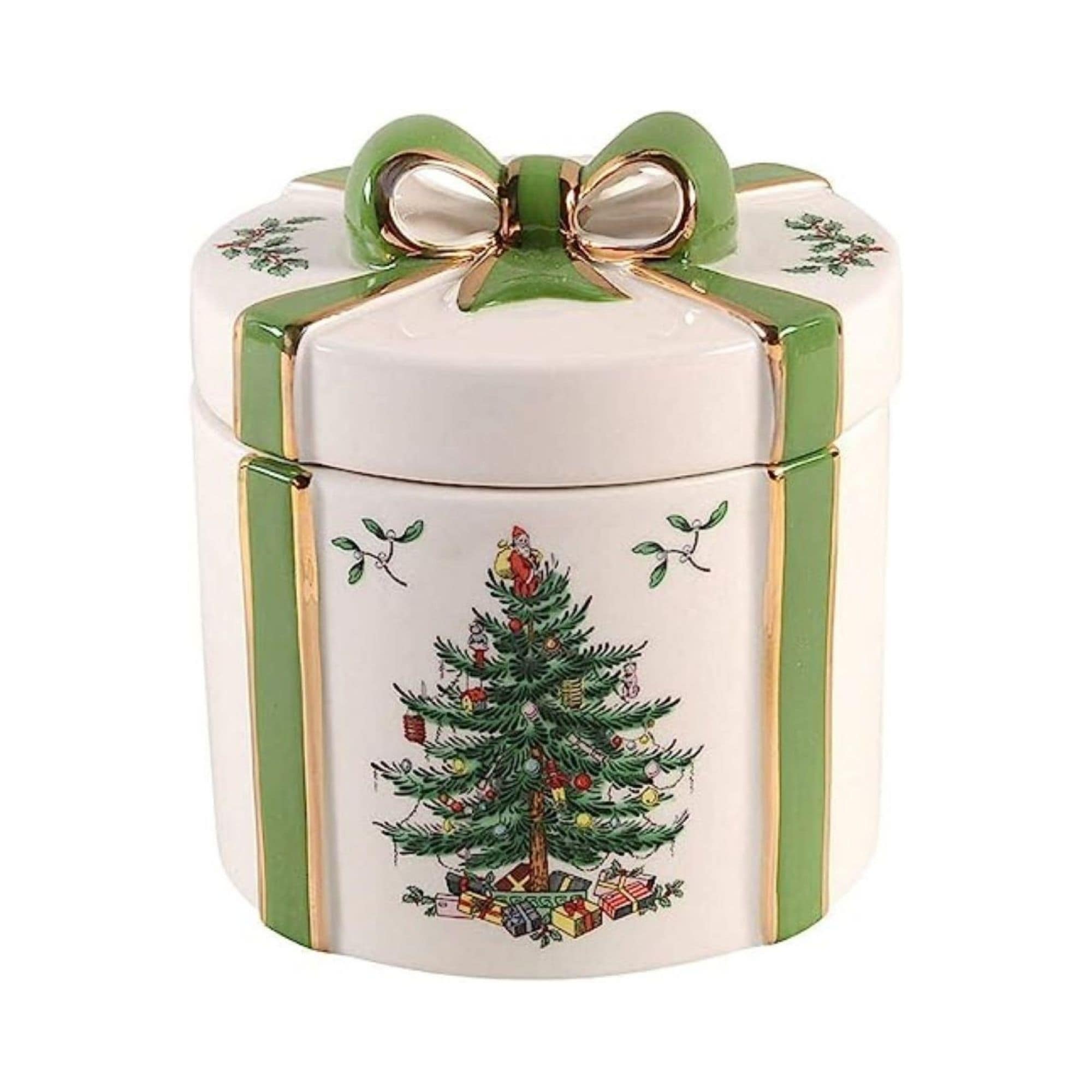 Coffret cadeau 2 pièces sapin de Noël Spode - 4