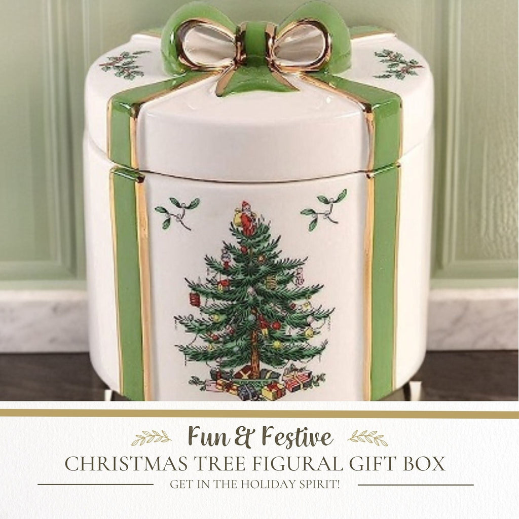 Coffret cadeau 2 pièces sapin de Noël Spode - 4