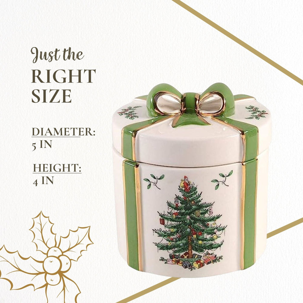 Coffret cadeau 2 pièces sapin de Noël Spode - 4