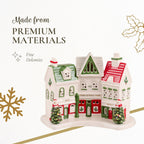 Arbre de Noël Spode Village Shoppes - 7,9 L x 3 l x 5 H