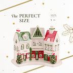 Arbre de Noël Spode Village Shoppes - 7,9 L x 3 l x 5 H