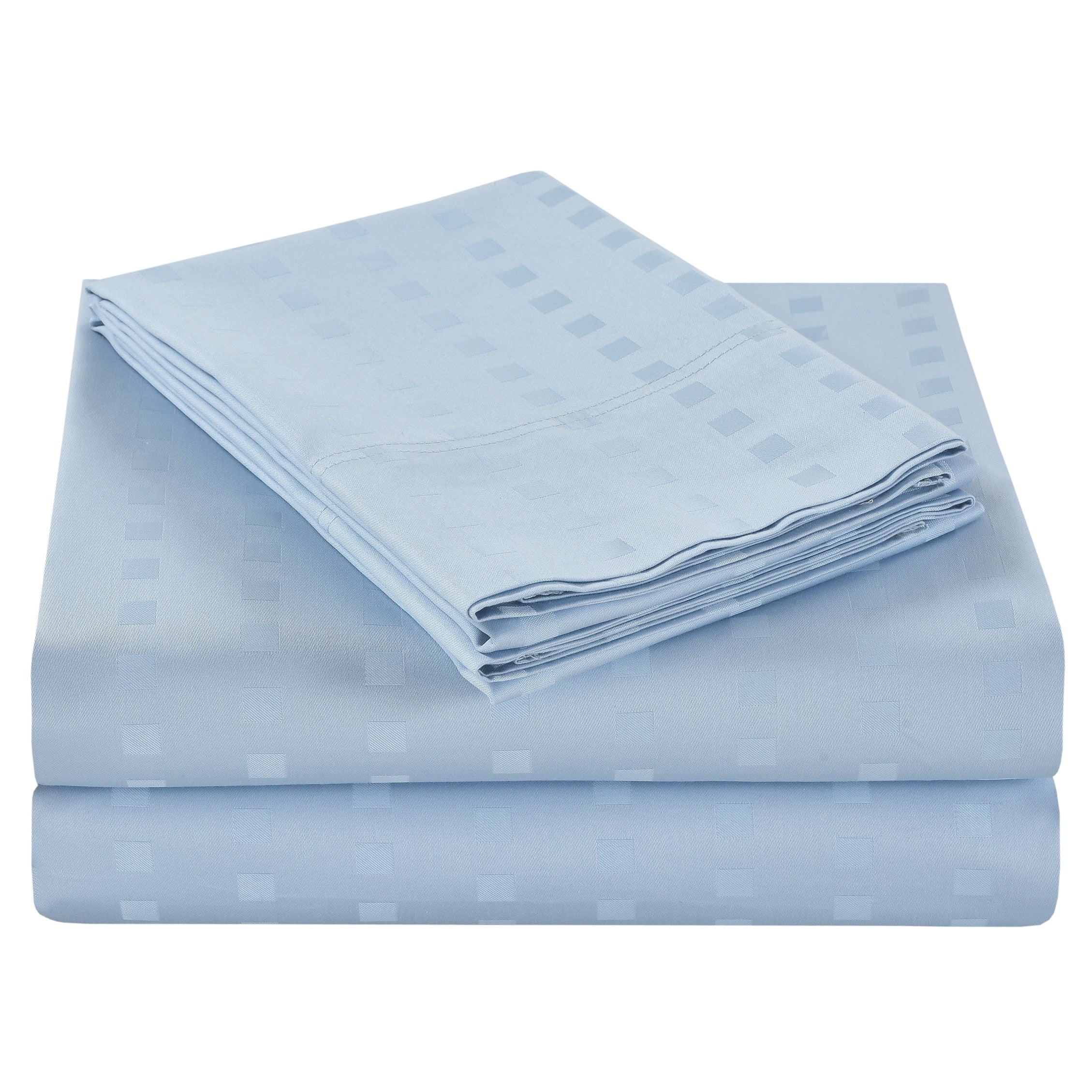 Parure de draps rayés Spring Home 100 % coton égyptien à poches profondes 1200 fils