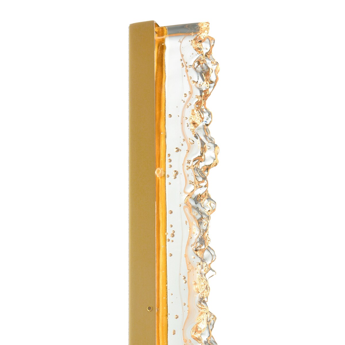 Applique de vanité à LED intégrée en laiton Stagger