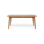 Ensemble de salle à manger extensible d'extérieur en bois d'acacia Stamford 9 pièces par Christopher Knight Home