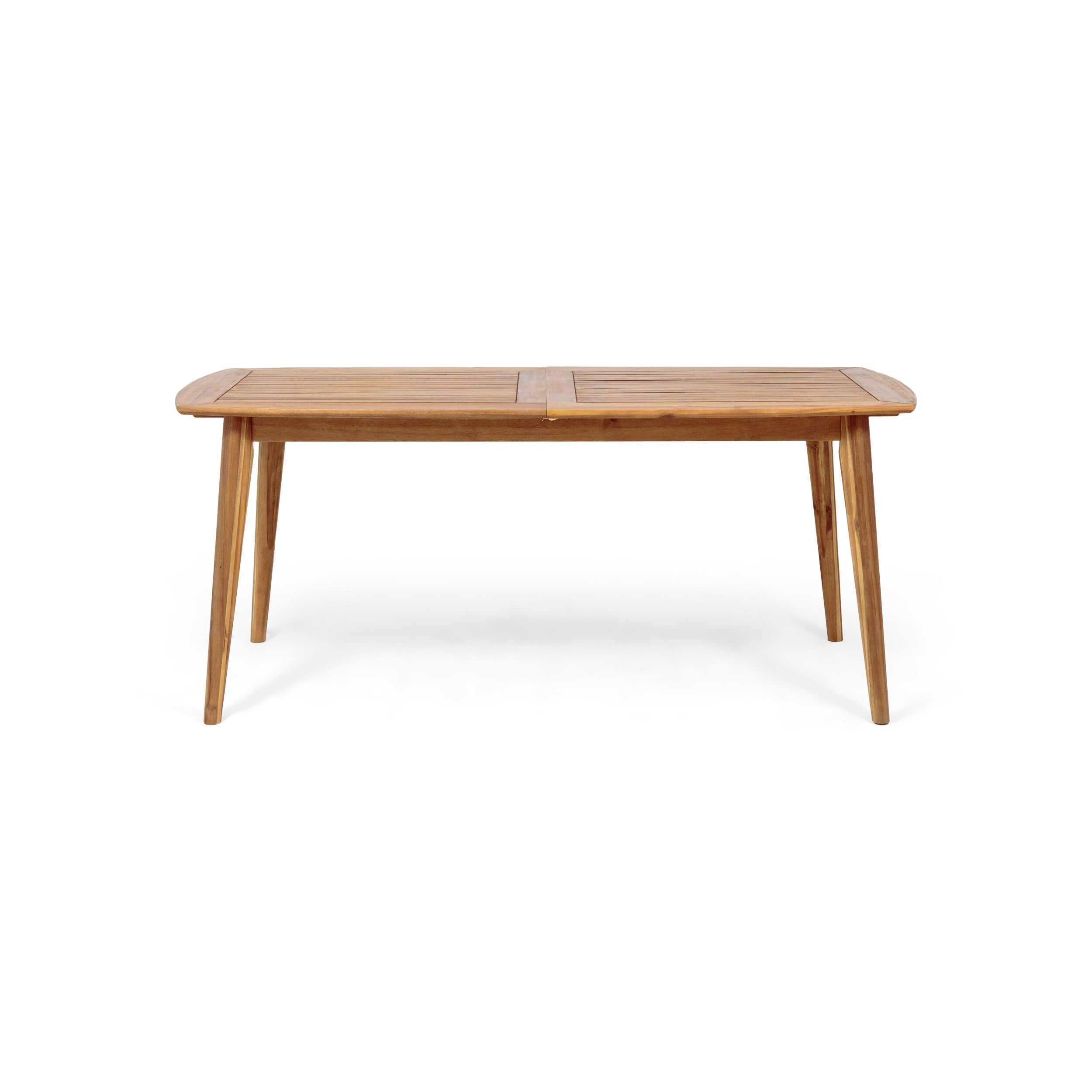 Ensemble de salle à manger extensible d'extérieur en bois d'acacia Stamford 9 pièces par Christopher Knight Home