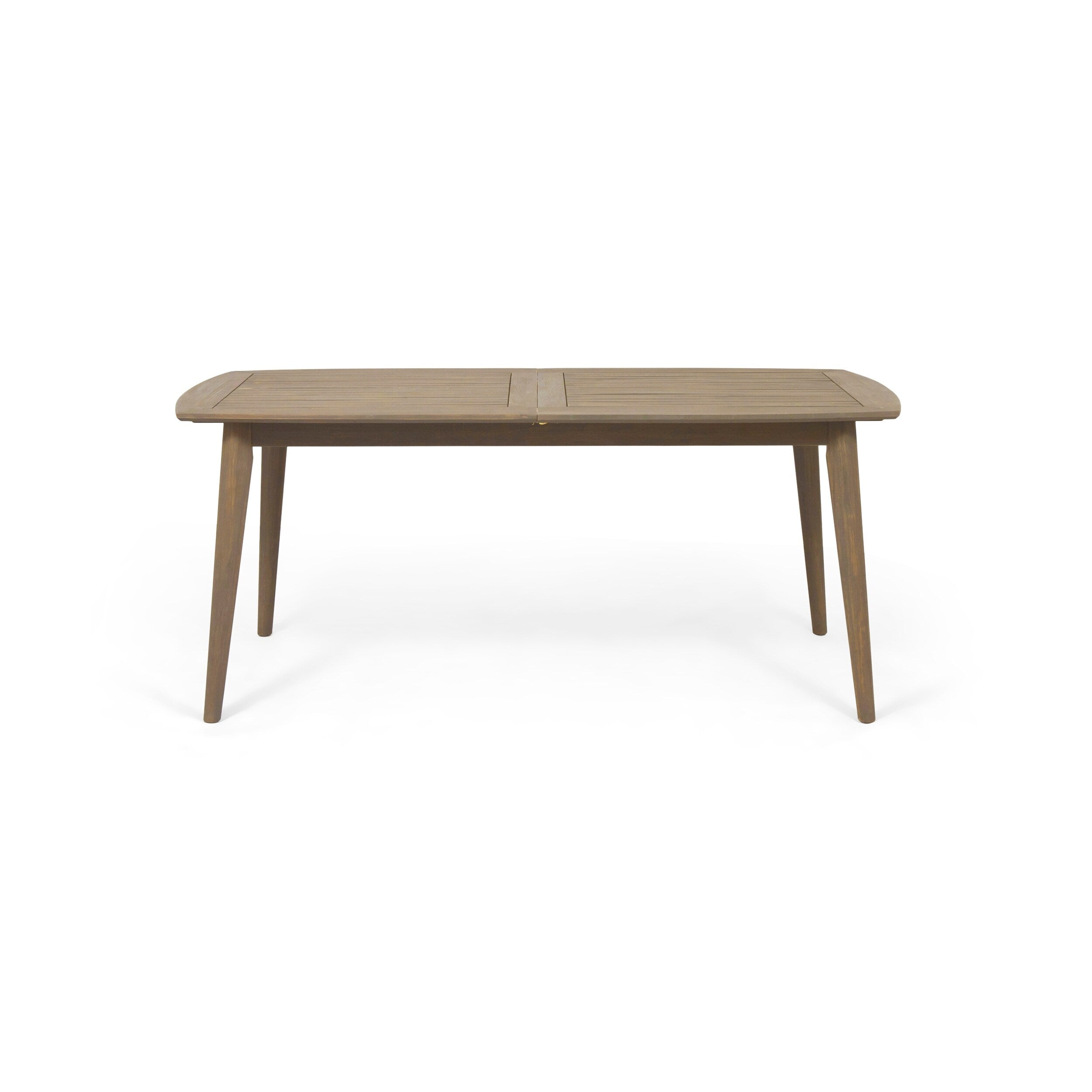 Ensemble de salle à manger extensible d'extérieur en bois d'acacia Stamford 9 pièces par Christopher Knight Home
