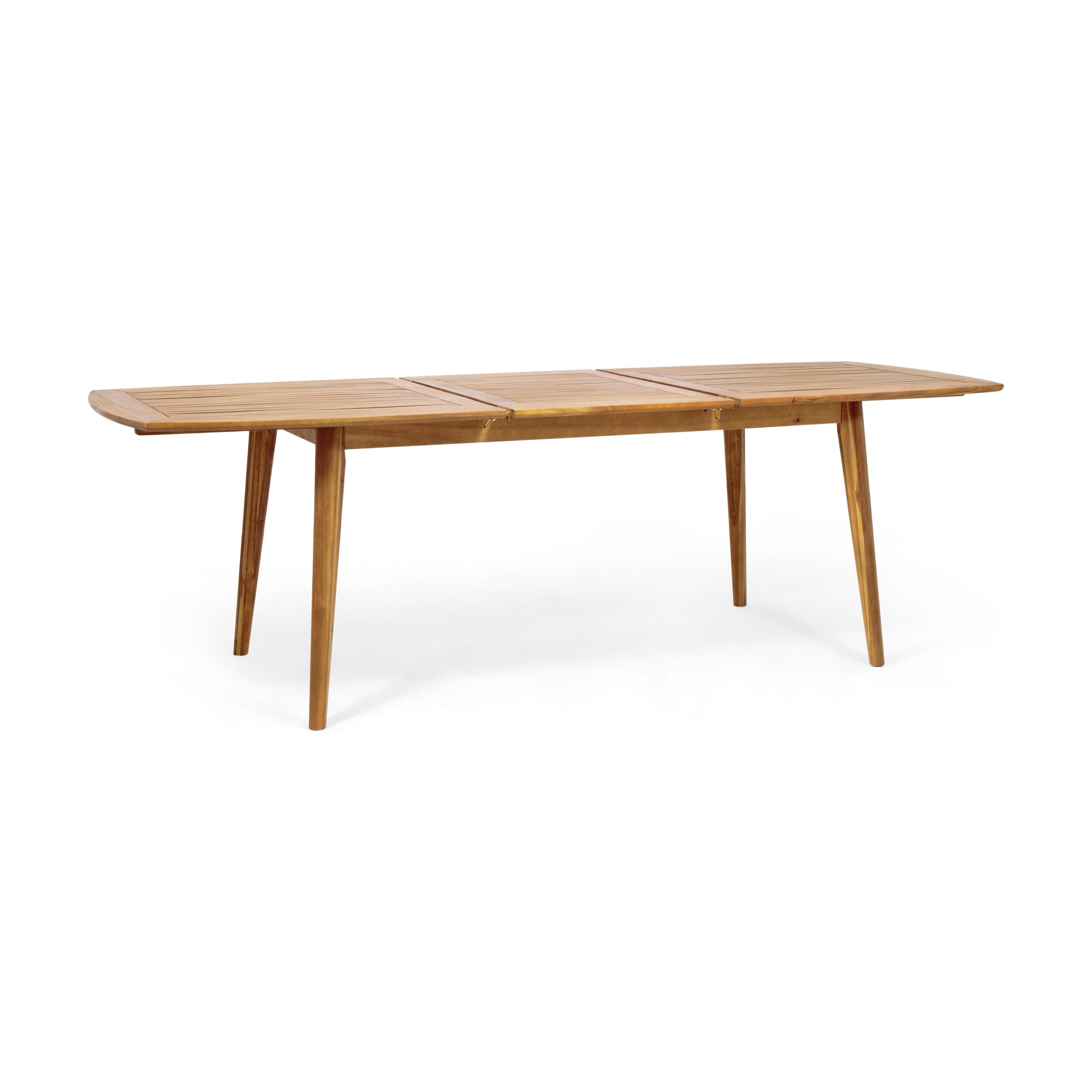 Ensemble de salle à manger extensible d'extérieur en bois d'acacia Stamford 9 pièces par Christopher Knight Home