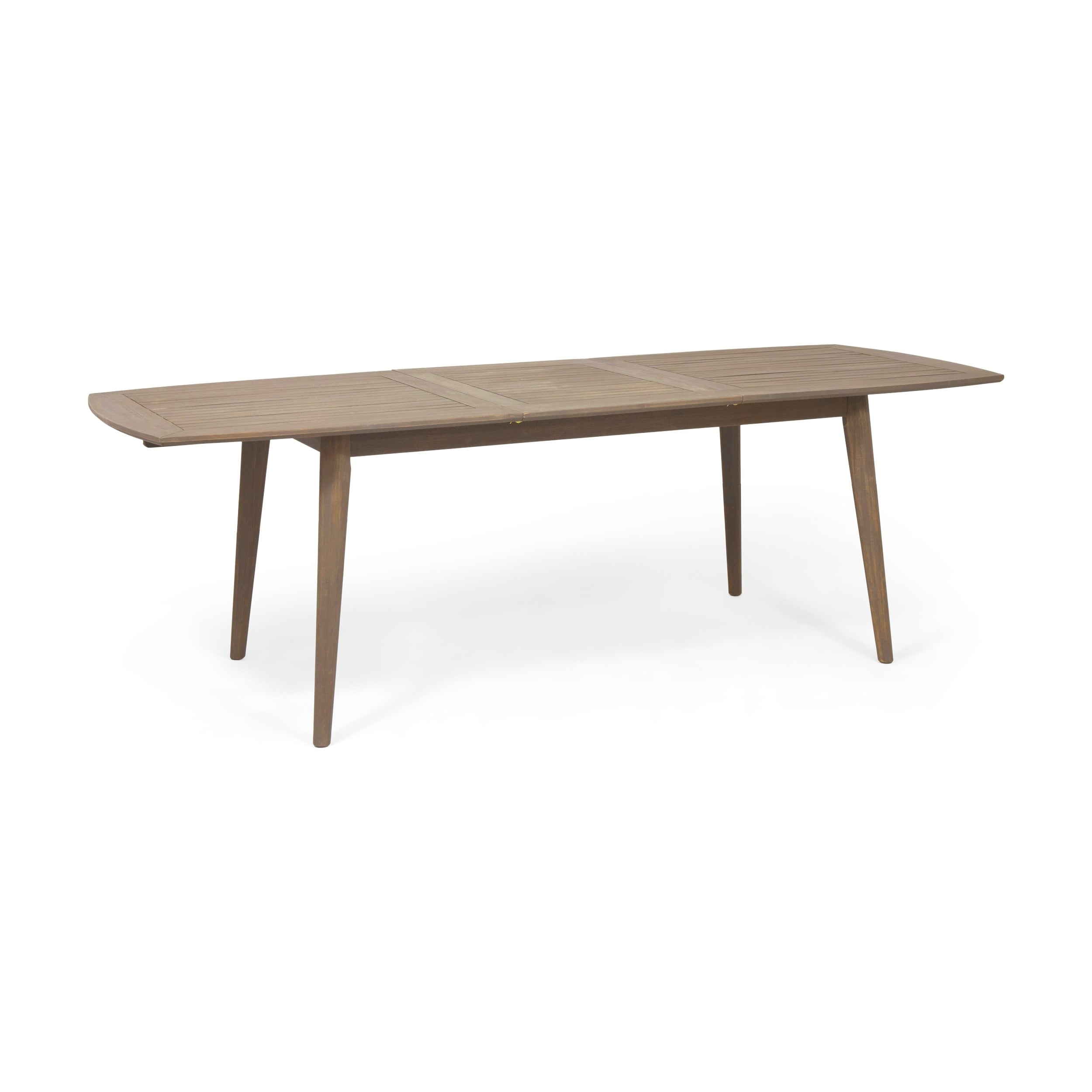 Ensemble de salle à manger extensible d'extérieur en bois d'acacia Stamford 9 pièces par Christopher Knight Home