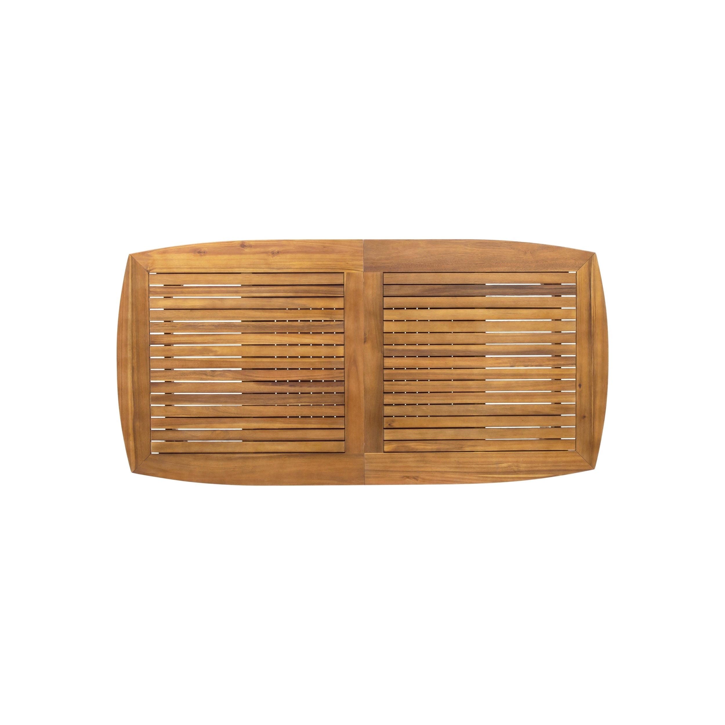 Ensemble de salle à manger extensible d'extérieur en bois d'acacia Stamford 9 pièces par Christopher Knight Home