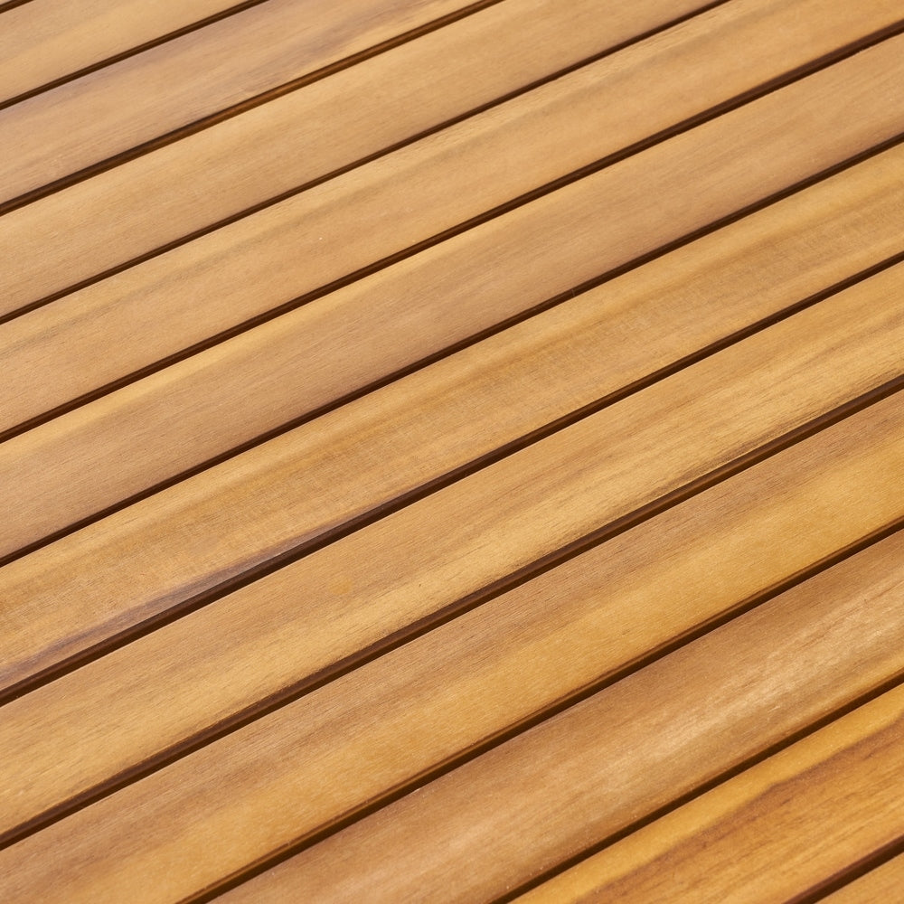 Ensemble de salle à manger d'extérieur Stamford 5 pièces en bois d'acacia par Christopher Knight Home