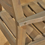 Ensemble de salle à manger d'extérieur Stamford 7 pièces en bois d'acacia avec table ovale par Christopher Knight Home