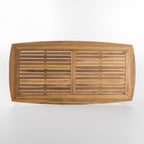 Ensemble de salle à manger rectangulaire d'extérieur Stamford 7 pièces en bois d'acacia par Christopher Knight Home