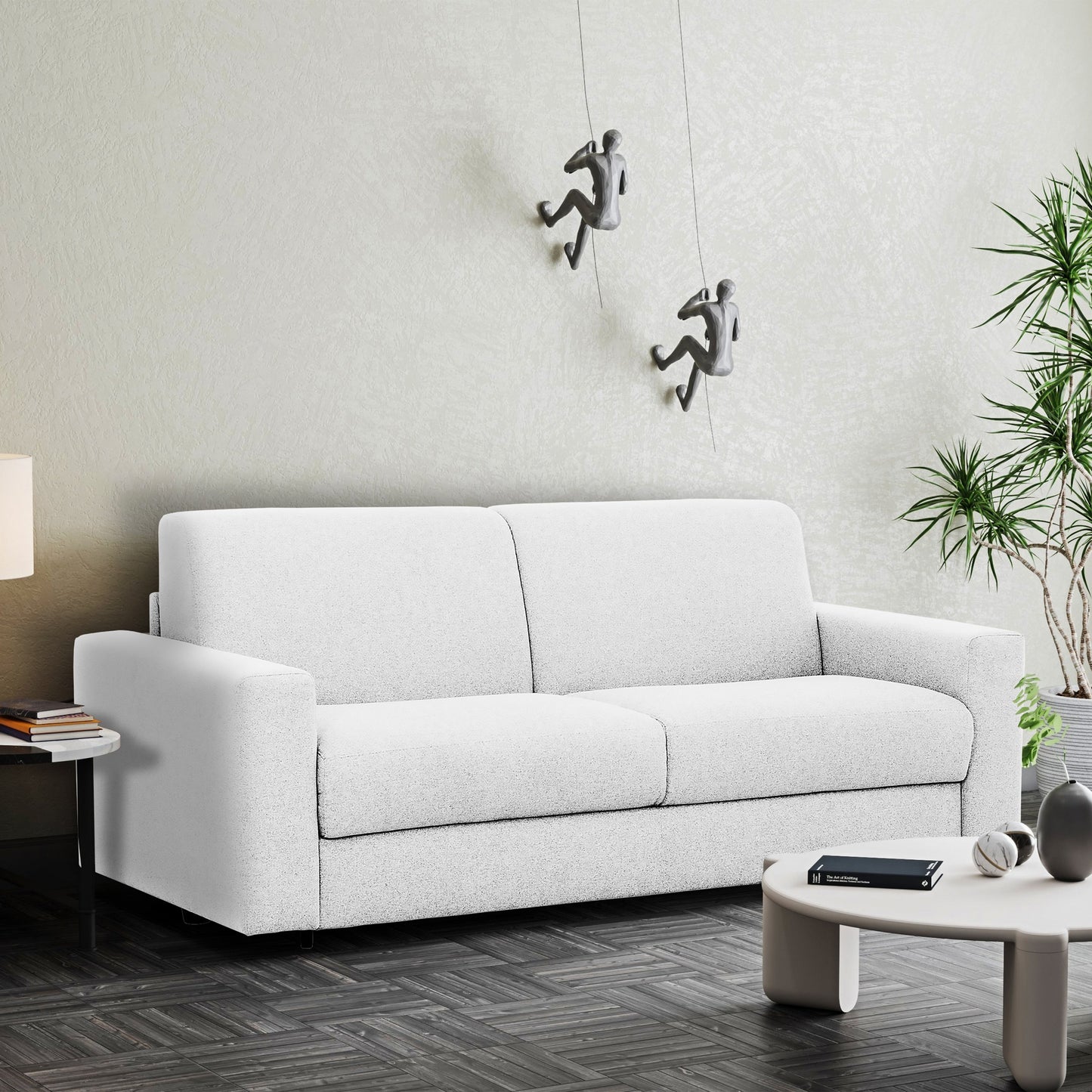 Canapé-lit double Stearns &amp; Foster® Giotto de 78 po avec matelas en mousse à mémoire de forme